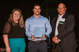 Joe Brynda, Mid-West Safety Manager, at the 2025 CCS Awards