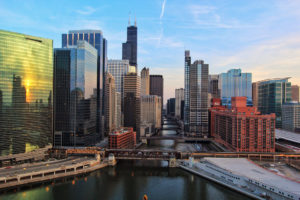 Cityscape in Chicago