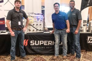 Superheat employees at a Tradeshow