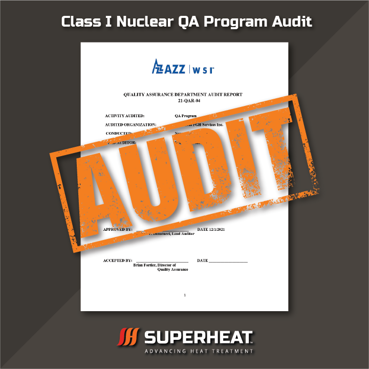 Class I Nuclear QA Program Audit