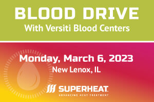 Superheat Blood Drive in New Lenox, IL on March 6, 2023