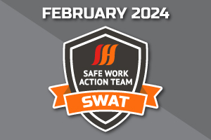 February SWAT Winner for safe on-site heat treatment services.